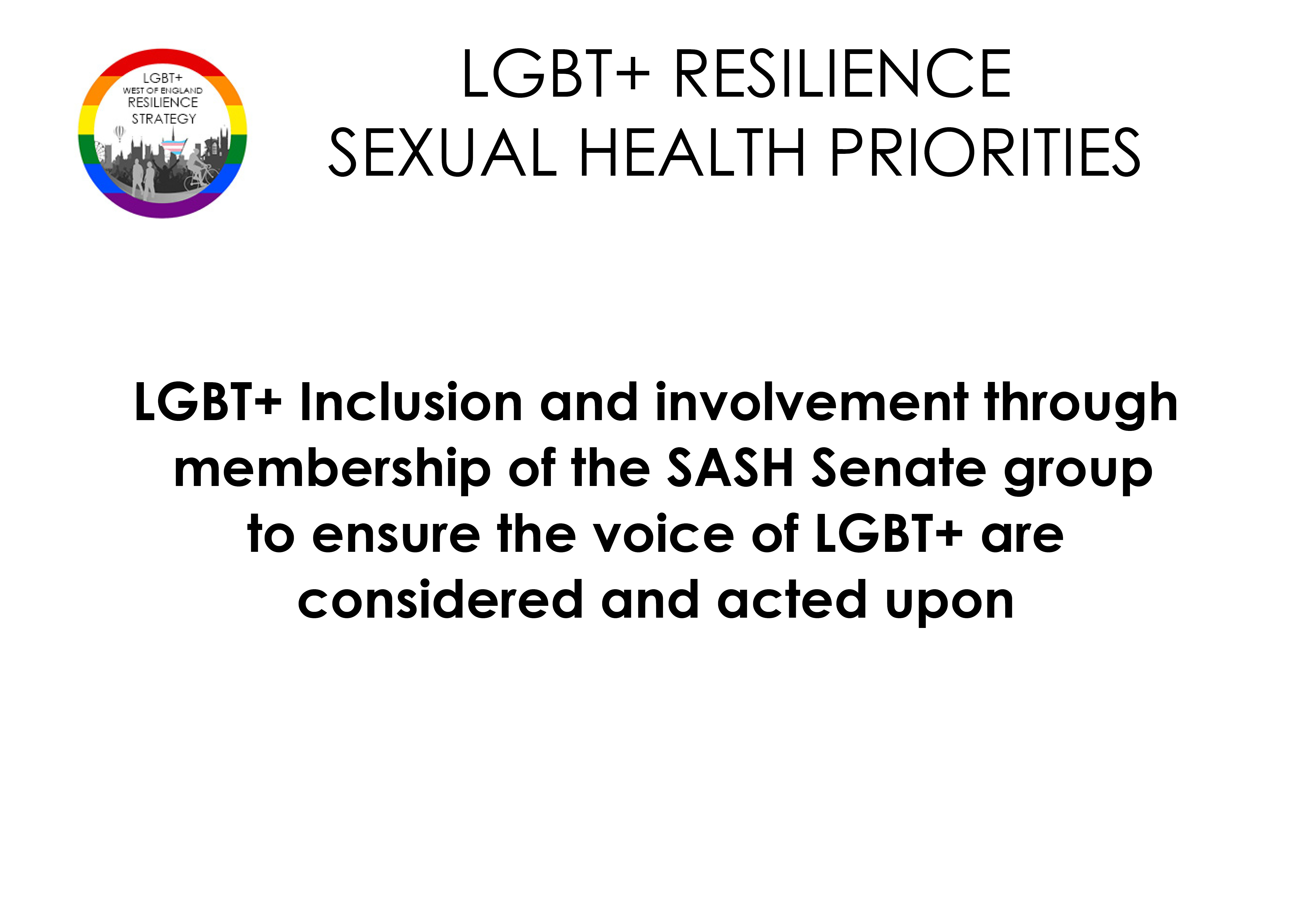 Sexual Health Priorities